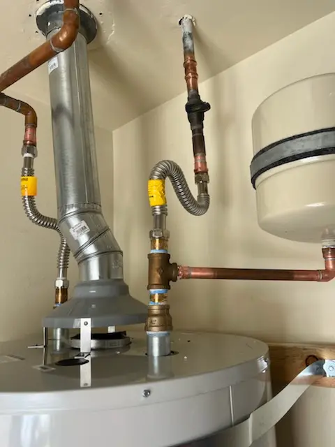 Water heater installation and plumbing repair in Mansfield